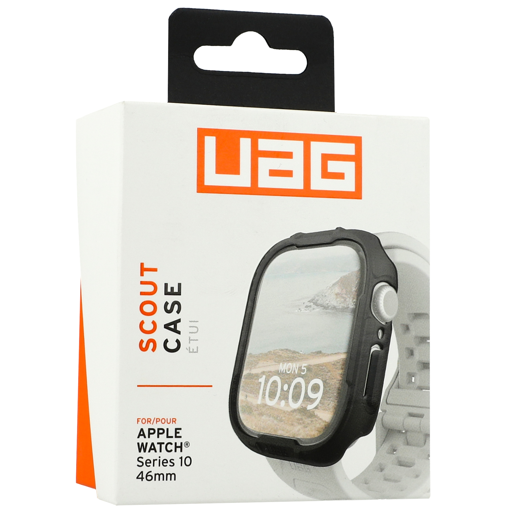 Etui pancerne Urban Armor Gear Scout dla Apple Watch 10 46mm, czarne